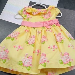 Girl Gymboree 2PC Floral Dress Size 3-6M
